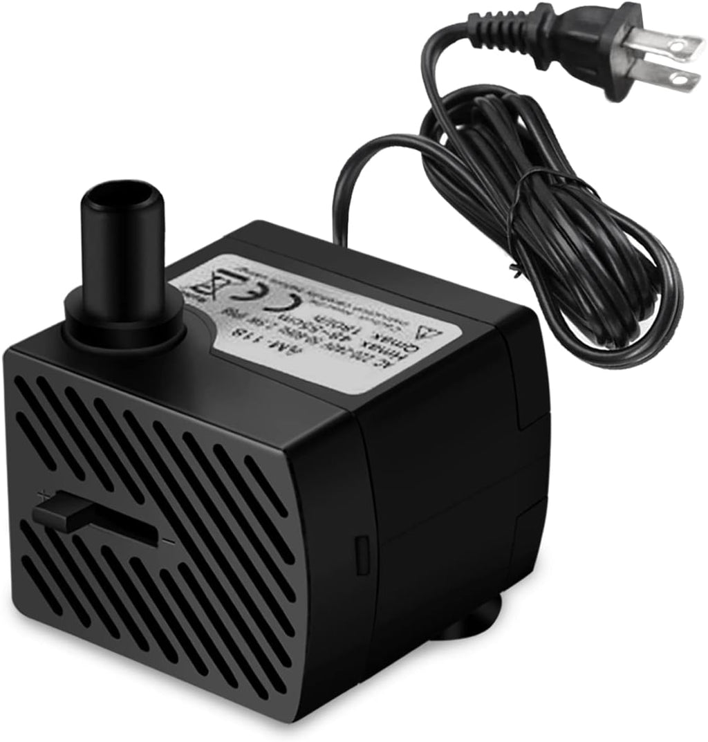 Domica 3W mini submersible water pump front view aquarium accessory