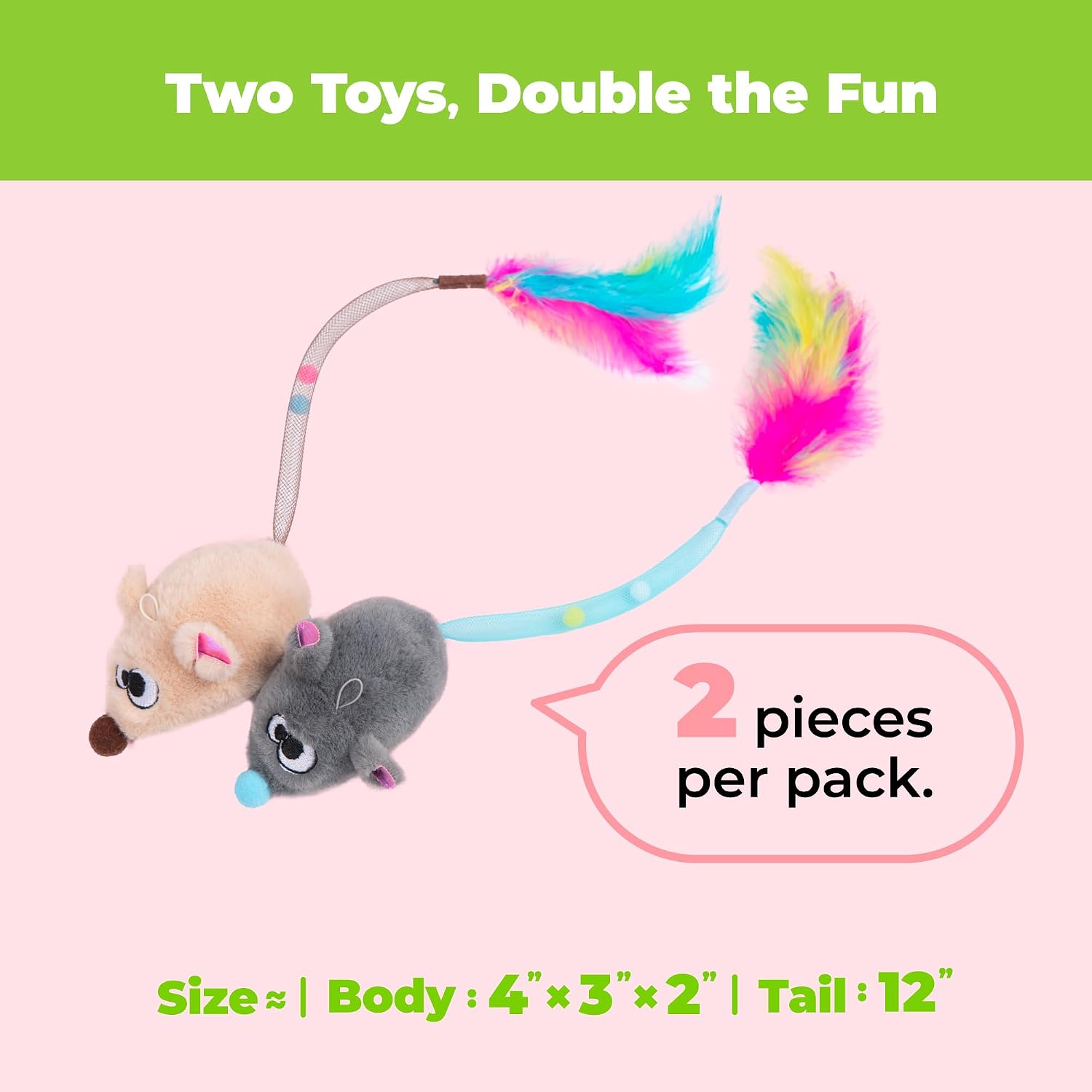 Best Pet Supplies Catify motion triggered sound cat toy set on flat surface.