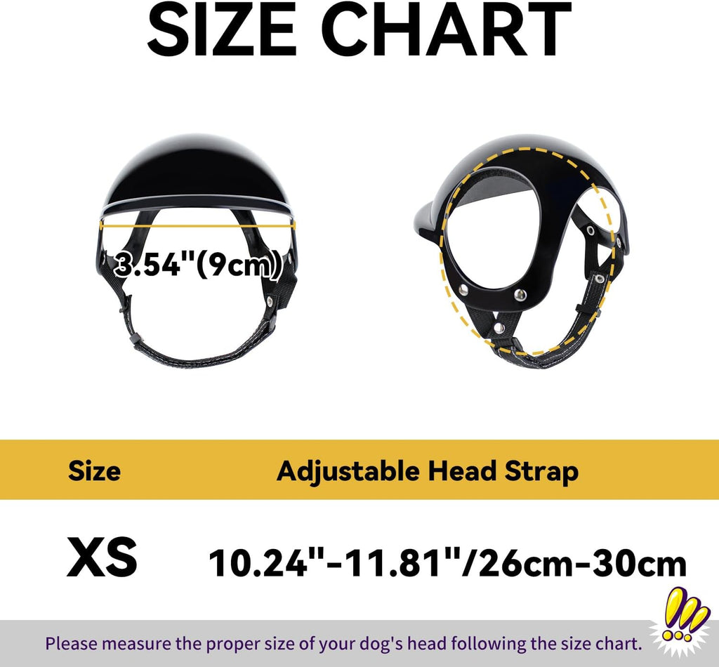 Adjustable velcro strap detail on dog motorcycle hat