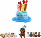 RyanDesign pet birthday hat blue cake design front view