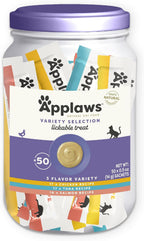 Applaws Lickable Cat Treats, Natural Grain-Free Pure, Made with Limited and Natural Ingredients, No Artificial Additives, Fish Squeeze Up Cat Treats (24 x 0.5 oz Sachets) - Image 14