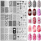 Arbuya Valentines Day nail art stamping plates front view