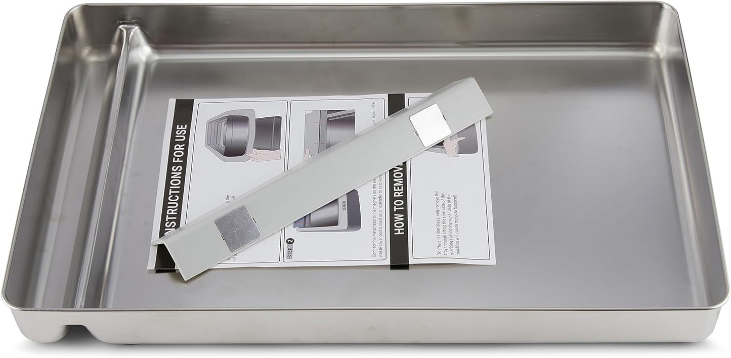 Packaging display of Cosparx stainless steel litter tray