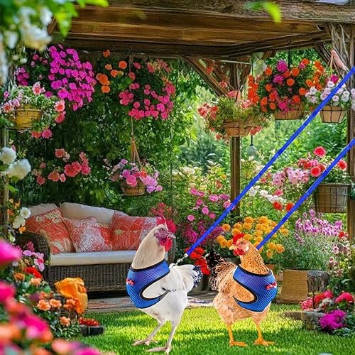 Adjustable bird vest with lightweight nylon traction rope packaging