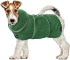 Tuff Pupper Fast Drying Dog Bath Robe | 800 GSM Plush Dog Towel Bathrobe/Dressing Gown | Super Absorbent Pet/Puppy Bathrobe | Adjustable Hood & Belly Strap | Super Soft | Fast Drying (Giant, Gray) - Image 9
