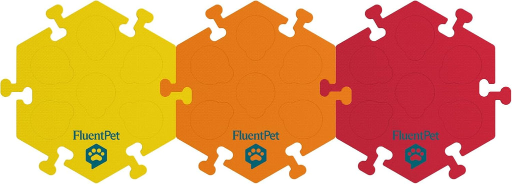 FluentPet HexTile - Red | Accessory Dog and Cat Button Learning Kits | Can Hold Up to 6 Buttons | Soft, Durable, and Non-Slip | Gift for Pet Lovers | Comes in 12 Colors - Image 13