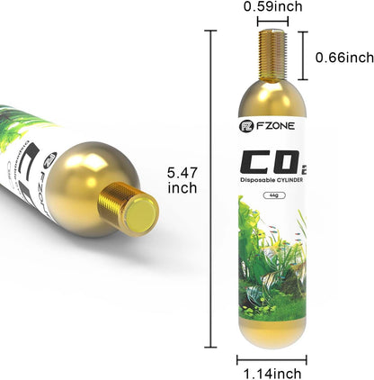 Fzone 45g aquarium carbon dioxide cylinders for nano planted tanks.