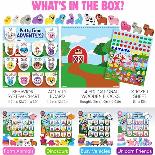Wooden farm animal blocks stacked as a developmental toy