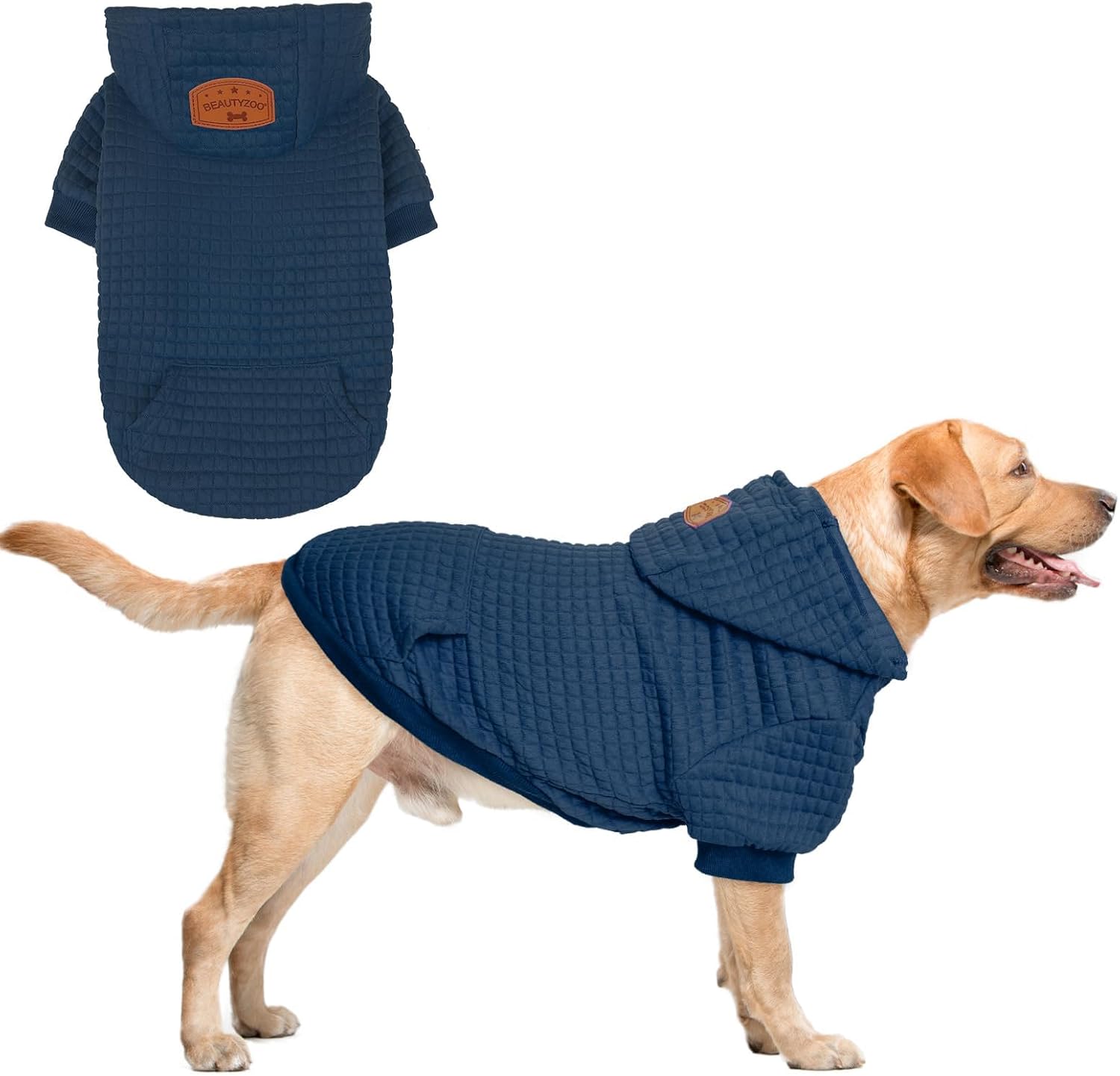 BEAUTYZOO Dog Hoodie for Small Medium Large Dogs, Winter Fall Warm Dog Clothes for Puppy S M Sized Dogs Girl Boy, Dog Sweater Shirt Hoodies with Pocket Bulldog Pitbull Cat Clothing Coat - Image 15