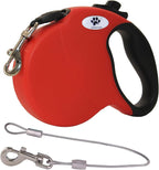 16ft Retractable Dog Leash for Large Breed Dogs up to 110 lbs with a Detachable Chew Proof Extender Wire Ropes (Black L) - Image 12