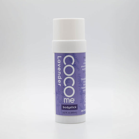 CocoMe Lavender Bodystick front view organic USA skincare moisturizer