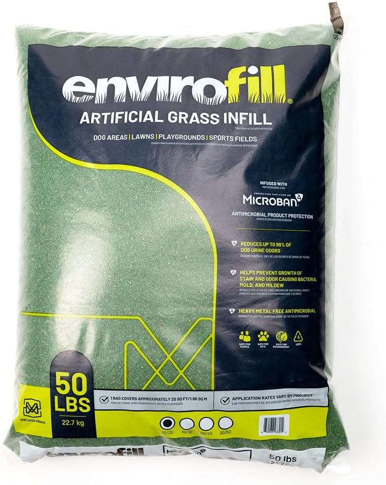 All Turf Mats 50 lb Silica Infill bag front view