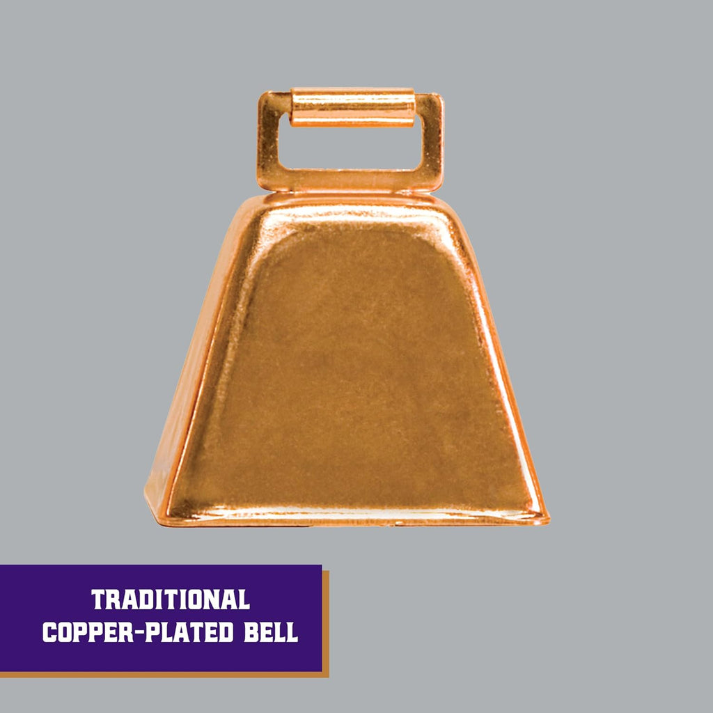 Weaver Leather small copper cow bell side angle display