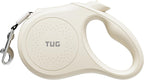 Hand holding TUG Quest retractable leash using locking feature