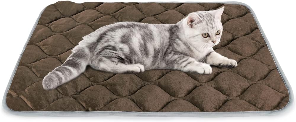 Self Warming Cat Bed Self Heating Cat Mat Thermal Pet Bed Mat Self-Warming Dog Crate Pad 20"x16" - Image 10