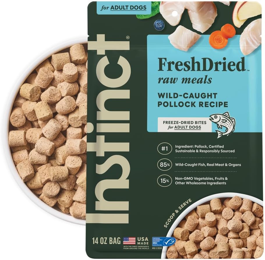 Instinct Freeze-Dried Meals, FreshDried Bites, Natural Dog Food, Grain-Free - Grass-Fed Beef, 25 oz. Bag - Image 11