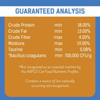 Get Naked Biteables functional cat treats back label showing USA import details and feeding guidelines.