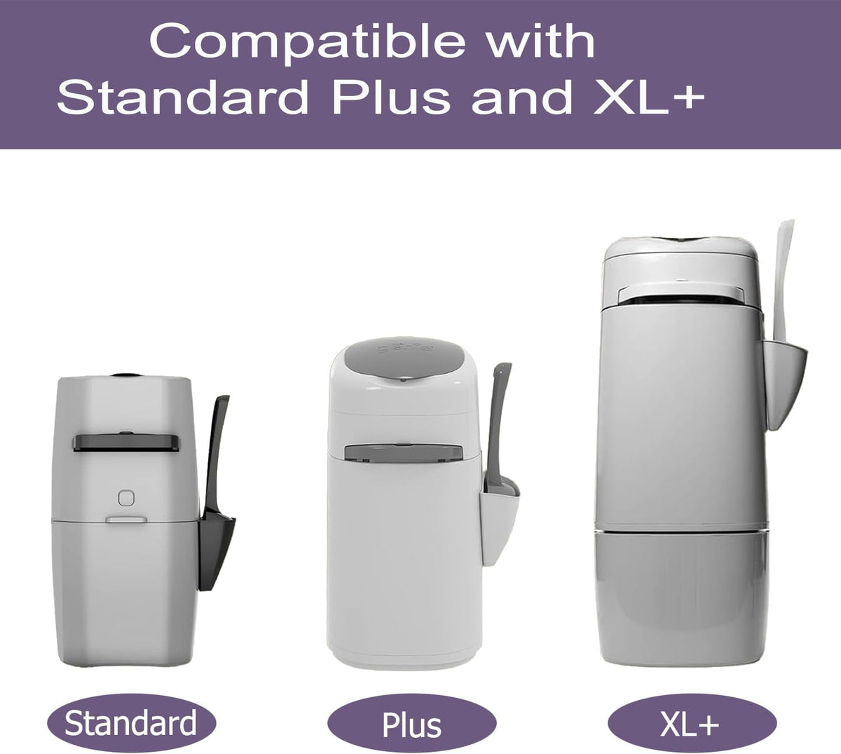 DANMBAQU generic replacement cartridges compatible with standard plus and XL pails.