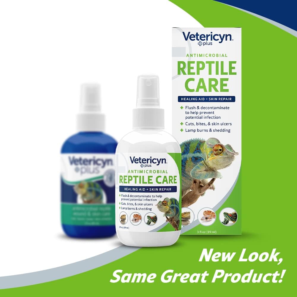 Authentic Vetericyn Plus reptile care bottle isolated on white