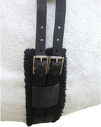 Professional Equine horse bareback pad showing secure billet straps setup