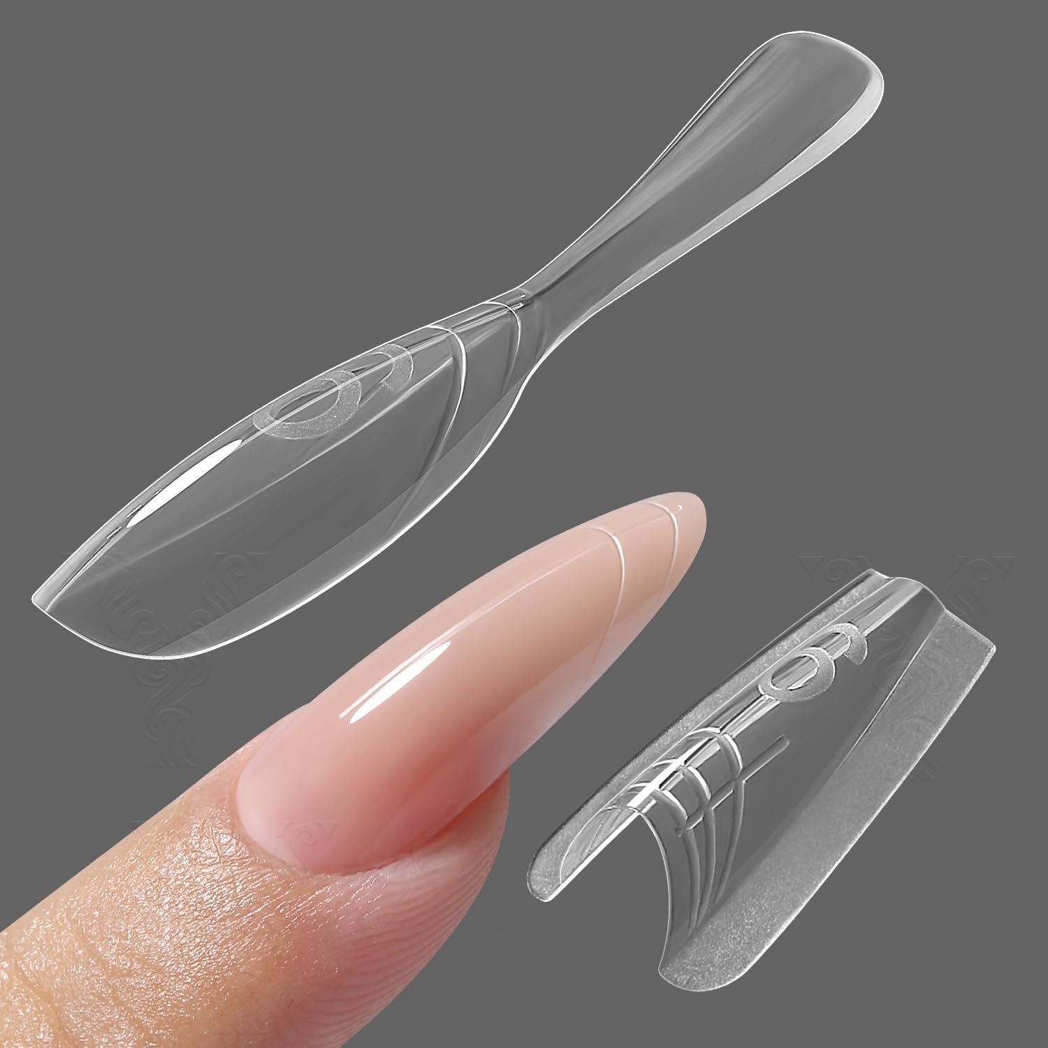 Yokefellow Original Sandwich Nails Dual Forms Almond Shape W558 front view