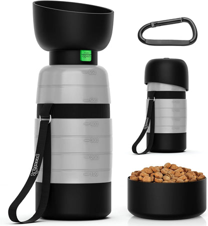 Pecute Portable 22 oz Dog Water Bottle, 2 in 1 Dog Water Bottle Bowl Leakproof with Double Seal, BPA Free, Lightweight, Pet Water Bottel Dispenser for Outdoor Walking Triping Hiking Camping Travels - Image 11