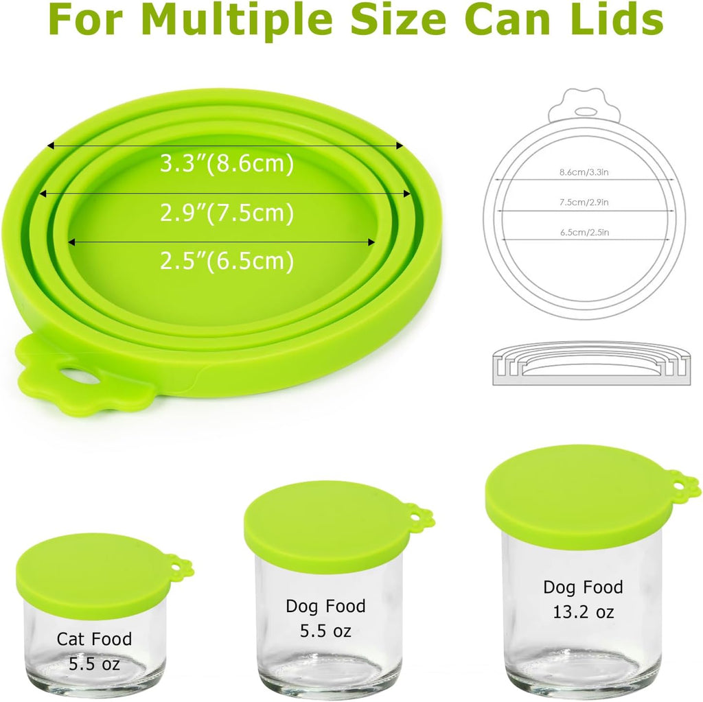 Yuezhouyb universal silicone can lids for cat food
