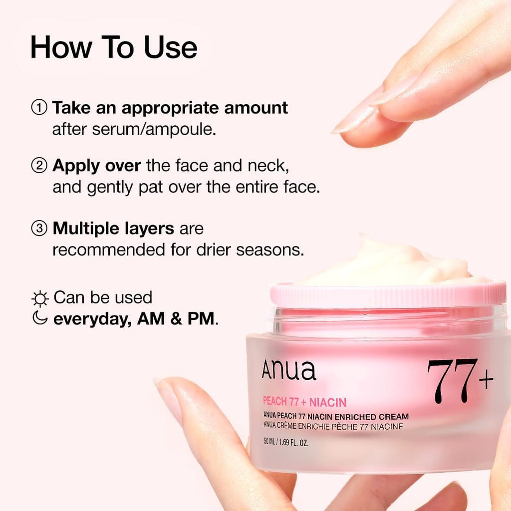 ANUA Peach Niacinamide Cream, 1.69 fl.oz - Image 7