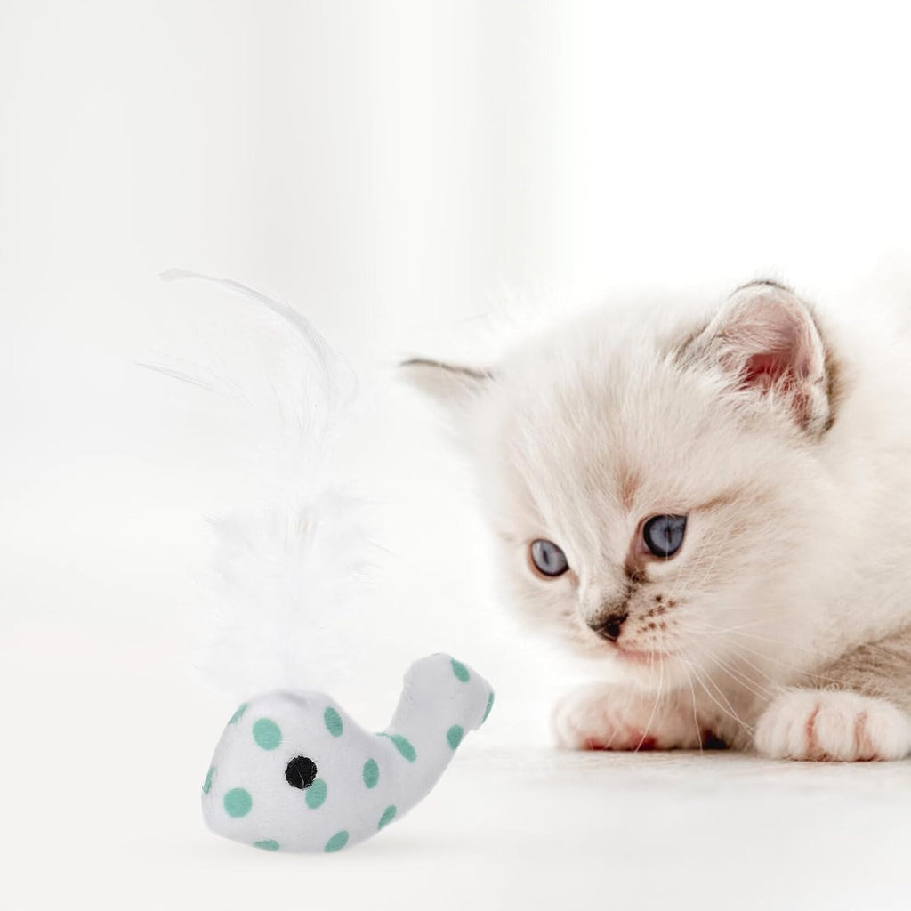 Durable and safe non toxic cat biting toys close up view