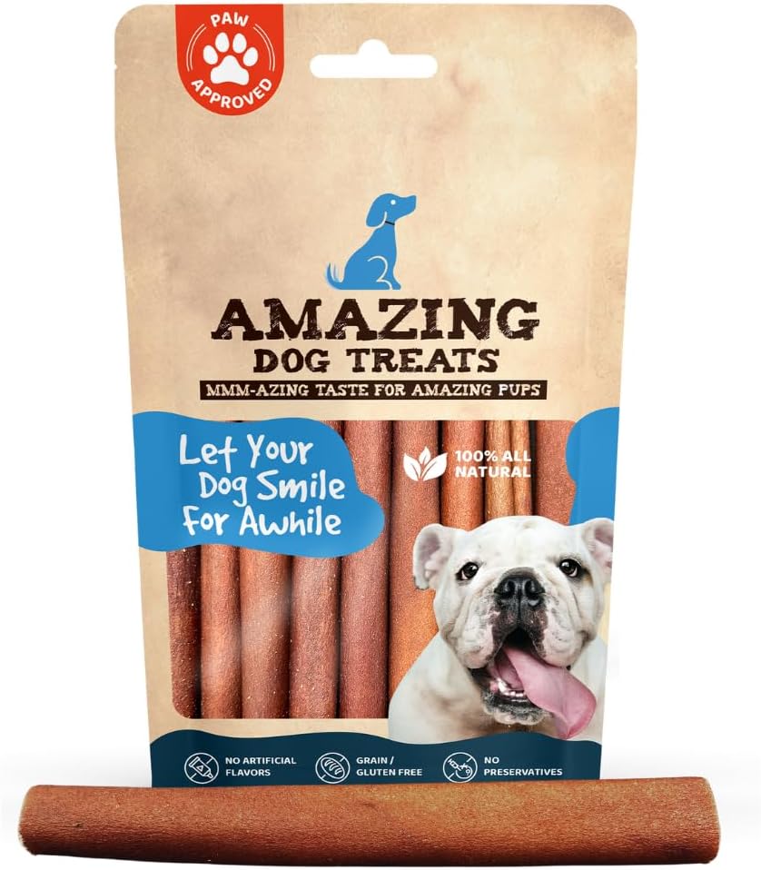 Amazing Dog Treats 6 Inch Collagen Stick - (50 Count)- Collagen Sticks for Dogs - No Hide Dog Bones - Image 11