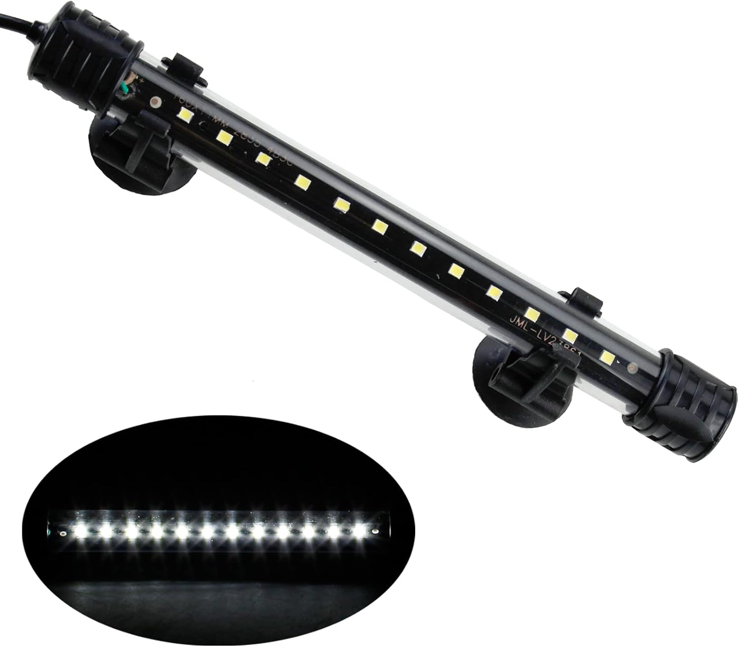 Aquaneat aquarium light mounted in a small fish tank