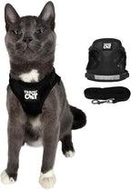 Travel Cat Harness and Leash Set - Adjustable Fit Mesh Cat Harness and Reflective Strap - Comfort Walking Vest for Kitten for Outdoor Walking, Hiking (Small, Orange) - Image 13