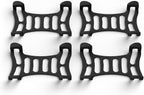Merom GPS dog tracker rubber clip front view showcasing secure black replacement safety mount.