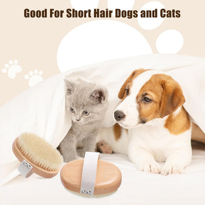 Daily deshedding brush for short haired dogs to reduce wrist strain.