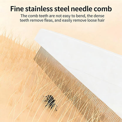 Breedo stainless steel pet grooming tool for professional flea treatment