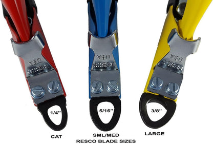 Instructions for using Resco guillotine dog nail clippers