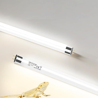 8W T5 10.0 UVB Reptile Light Fixture 12" - High Output UVA UVB Light for Bearded Dragons, Turtles & Snakes - Compact UVB Lamp for Desert & Tropical Reptiles (UVB 10.0-Desert, 12INCH-8W) - Image 11