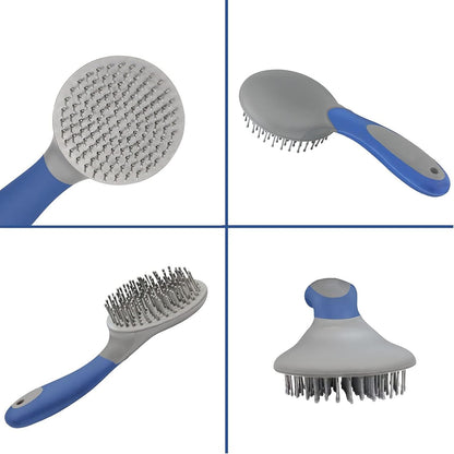 Shjxi grooming brush for curly equine hair