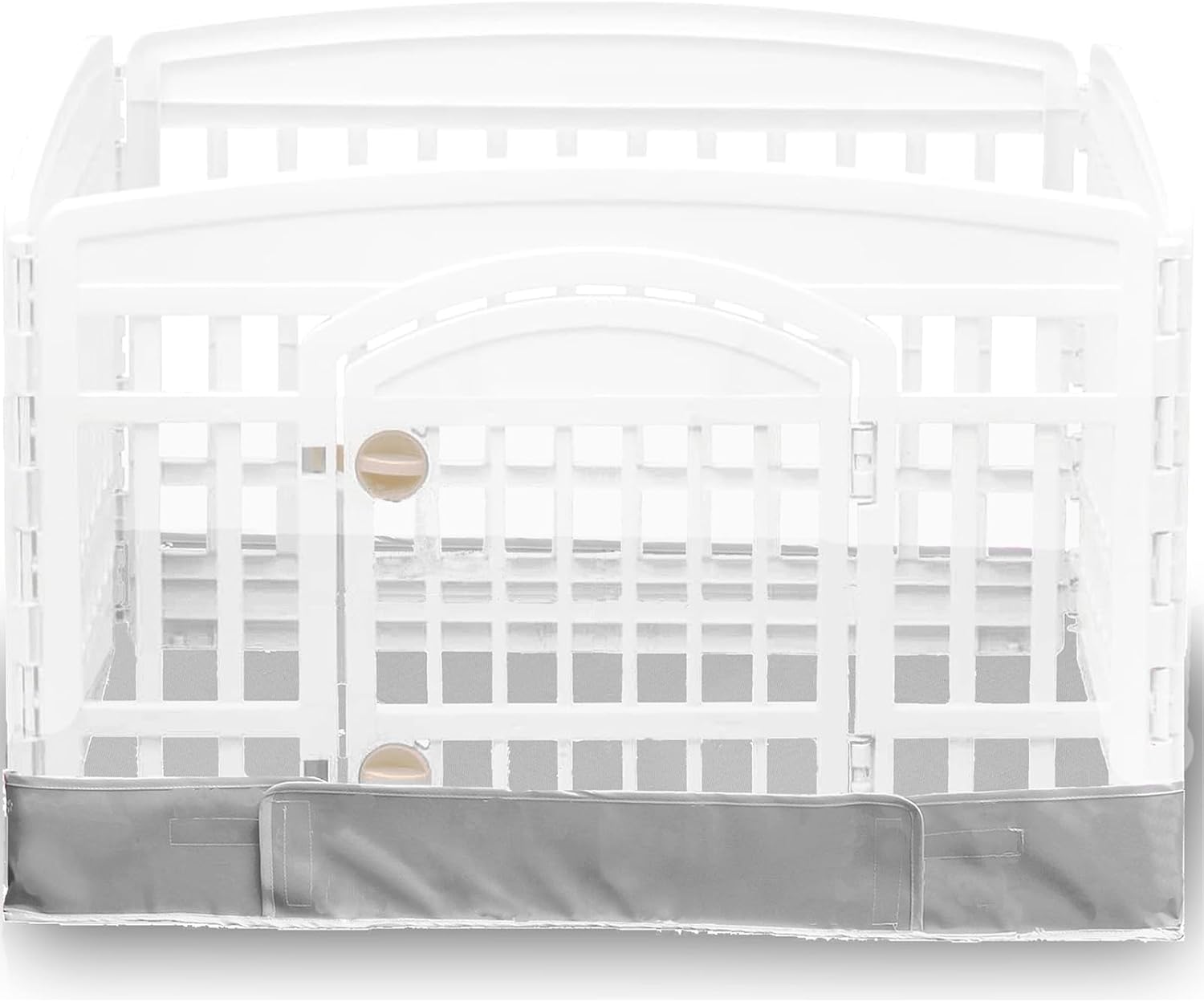 Dog Playpen Bottom Pad Fits for 36 Inch 4 Panels Exercise Pet Playpen, Dog Crate Pad Puppy Playpen Pad, Hoop and Loop Design (Note: Playpen Not Included). -Pink - Image 14