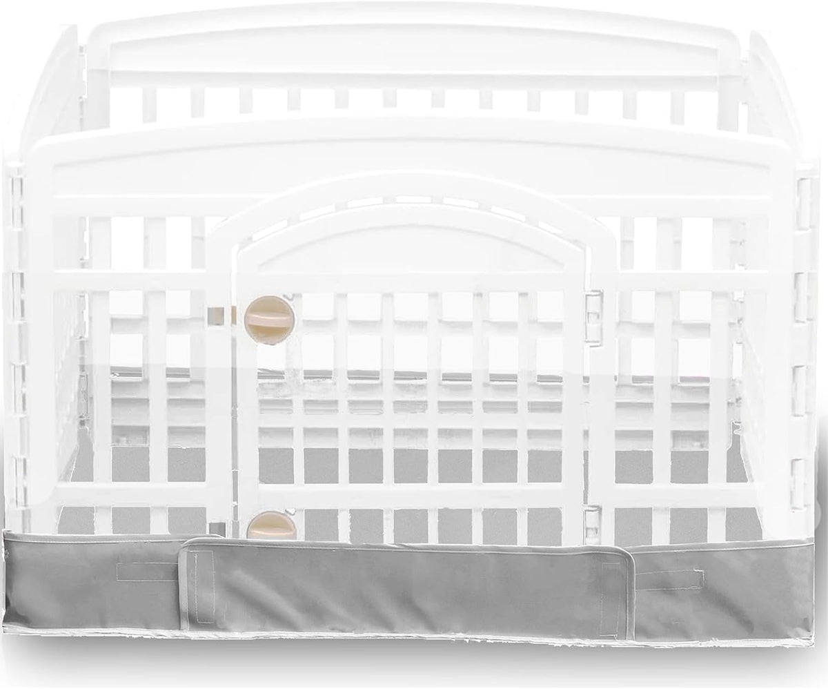 Dog Playpen Bottom Pad Fits for 36 Inch 4 Panels Exercise Pet Playpen, Dog Crate Pad Puppy Playpen Pad, Hoop and Loop Design (Note: Playpen Not Included). -Pink - Image 14