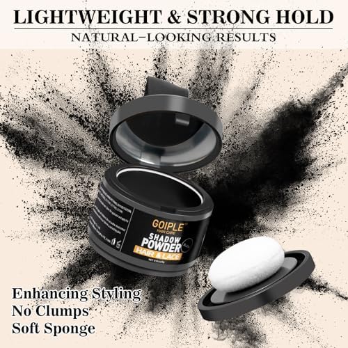 Lockmio hair shadow powder for eyebrow and beard definition