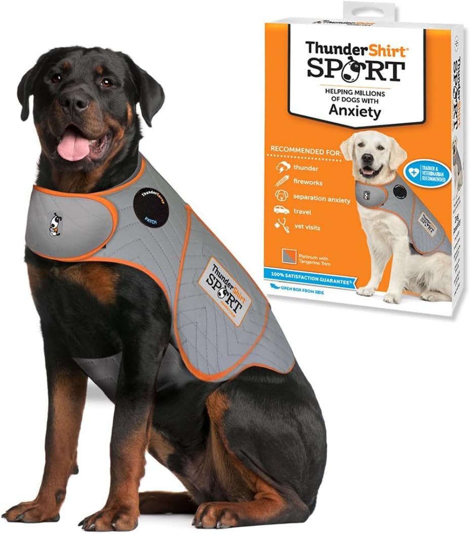 ThunderShirt for Dogs, Large, Platinum Sport - Dog Anxiety Relief Calming Vest - Image 10