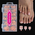 Swritatsk French press on toenails front box packaging view
