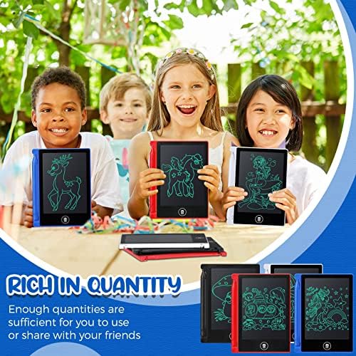Portable mini writing pad stored in a childs backpack