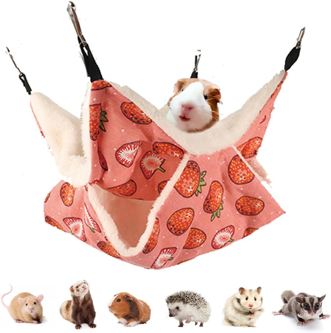 Leftstarer small animal hanging hammock front view