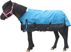 Mini Horse/Pony/Foal/Miniature Size 36"-51" Lightweight Waterproof & Breathable 1200 Denier Turnout Blanket with No Filling Lightblue 36" - Image 9