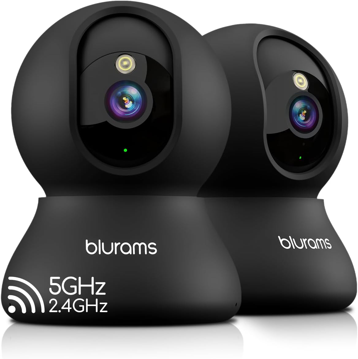 blurams 5G Indoor Cameras for Home Security, 2K Pet Camera with Phone App, 360 degrees PTZ Home Cam w/Dual-Band WiFi6, 2-Way Talk, Free Human/Sound Detection, Motion Tracking, Night Vision, Works with Alexa - Image 1