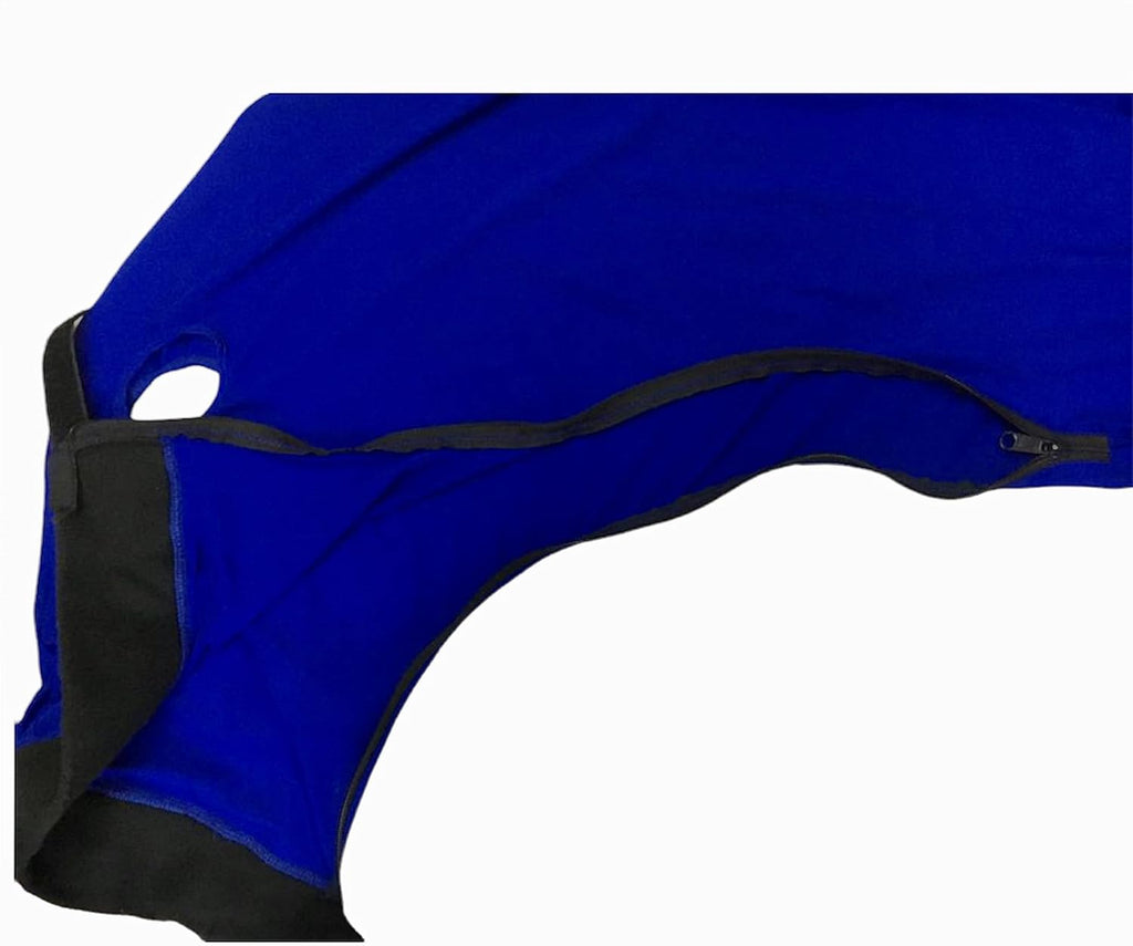 Majestic Ally royal blue horse hood large eye opening placement