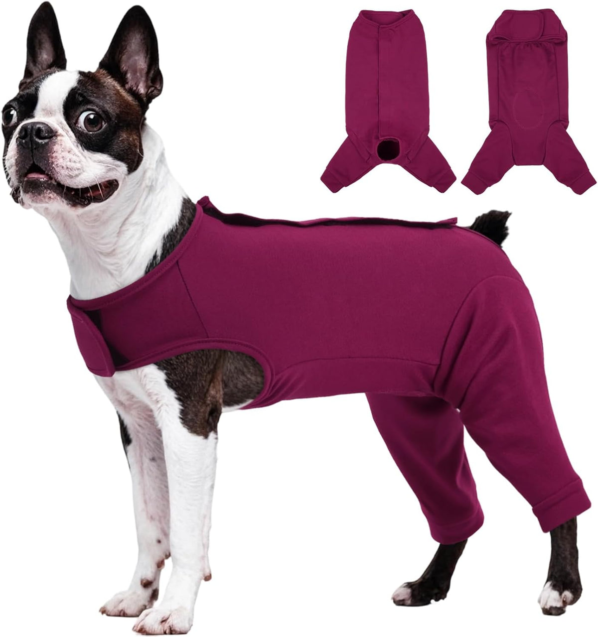 Kuoser Dog Surgery Suit for Back Legs, Dog Rear Leg Sleeve to Stop Licking, Female Spay Recovery Suit for Dogs After Surgery, Pet Puppy Surgical Pants Onesie for Abdomen Wounds Skin Disease - Image 11