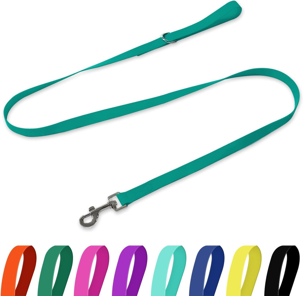 Waterproof Dog Leash, 5/6 FT Durable Odor-Proof Dog Leashes with Strong Metal Hooks Fits Small Medium or Large Dogs (Blue, 6FT - 1 inch Width) - Image 10